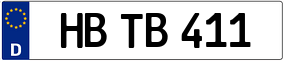 Truck License Plate